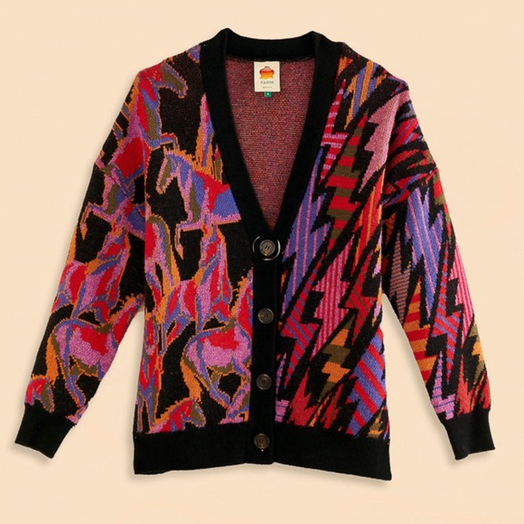 FARM Rio Multicolor Button-Up Cardigan - Picture 11 of 11